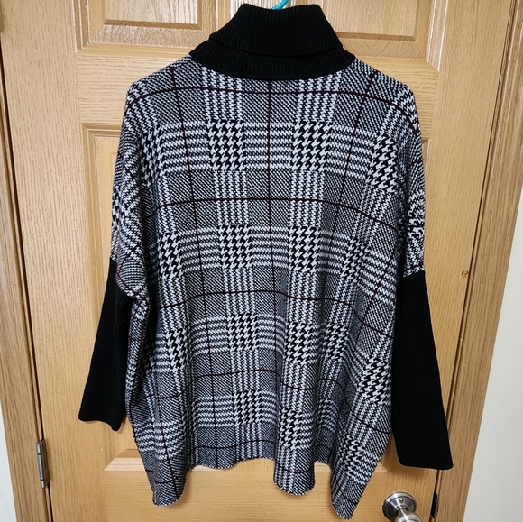 Nordstrom Joseph A Houndstooth Turtleneck Sweater - Picture 10 of 12